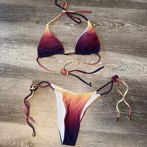 Ombre Sunset Bikini Set Small